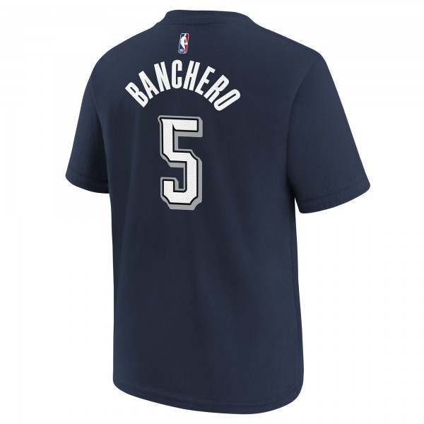 Футболка Paolo Banchero Orlando Magic Nike Youth 2023/24 City Edition - Navy