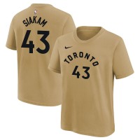 Футболка Pascal Siakam Toronto Raptors Nike Youth 2023/24 City Edition - Gold