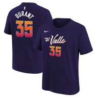 Футболка Kevin Durant Phoenix Suns Nike Youth 2023/24 City Edition - Purple