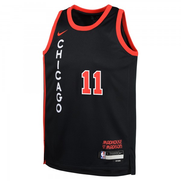 Игровая джерси DeMar DeRozan Chicago Bulls Nike Youth  Swingman Replica - City Edition - Black