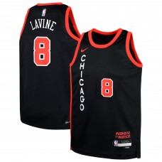 Игровая джерси Zach LaVine Chicago Bulls Nike Youth  Swingman Replica - City Edition - Black