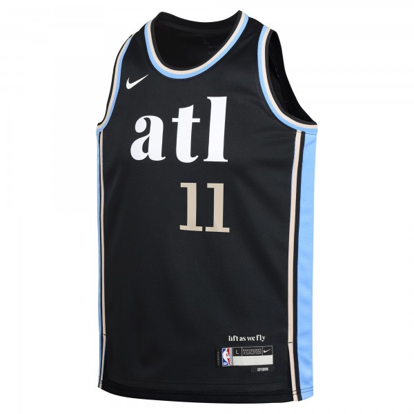 Игровая джерси Trae Young Atlanta Hawks Nike Youth  Swingman Replica - City Edition - Black