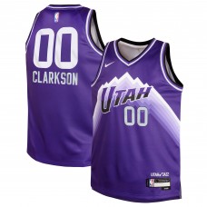 Игровая форма  Jordan Clarkson Utah Jazz Nike Youth 2023/24 Swingman Replica - City Edition - Purple