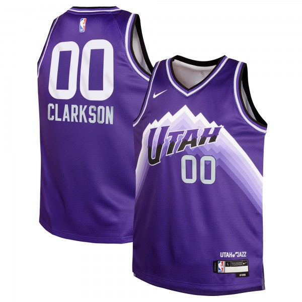 Игровая форма  Jordan Clarkson Utah Jazz Nike Youth 2023/24 Swingman Replica - City Edition - Purple