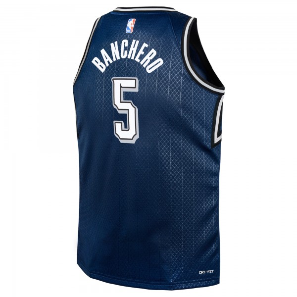 Игровая форма  Paolo Banchero Orlando Magic Nike Youth 2023/24 Swingman Replica - City Edition - Navy