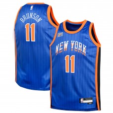 Игровая форма  Jalen Brunson New York Knicks Nike Youth 2023/24 Swingman Replica - City Edition - Blue