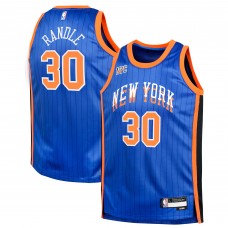 Игровая форма  Julius Randle New York Knicks Nike Youth 2023/24 Swingman Replica - City Edition - Blue