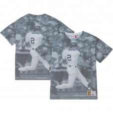 New York Yankees Derek Jeter Mitchell & Ness Cooperstown Collection Highlight Sublimated Player Graphic T-Shirt