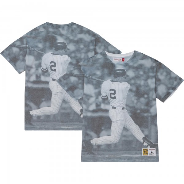 New York Yankees Derek Jeter Mitchell & Ness Cooperstown Collection Highlight Sublimated Player Graphic T-Shirt