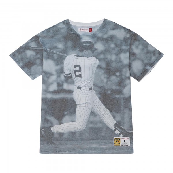 New York Yankees Derek Jeter Mitchell & Ness Cooperstown Collection Highlight Sublimated Player Graphic T-Shirt