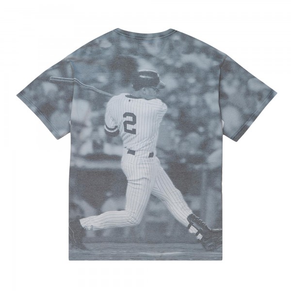New York Yankees Derek Jeter Mitchell & Ness Cooperstown Collection Highlight Sublimated Player Graphic T-Shirt