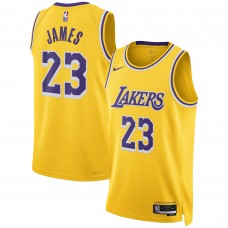 Игровая форма LeBron James Los Angeles Lakers Nike Unisex Swingman - Icon Edition - Gold