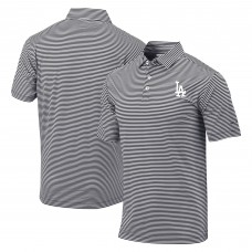 Los Angeles Dodgers Columbia Black Golf Club Invite Omni-Wick Polo