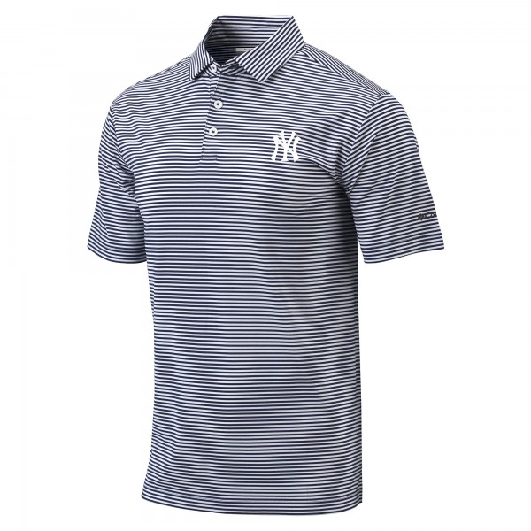 New York Yankees Columbia Navy Golf Club Invite Omni-Wick Polo