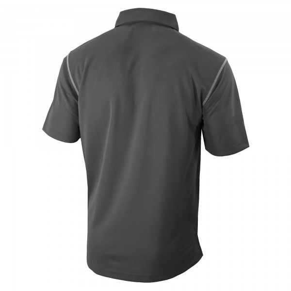 New York Yankees Columbia Charcoal Omni-Wick Shotgun Polo