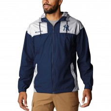 Ветровка на молнии New York Yankees Columbia Omni-Shade Flash Challenger - Navy