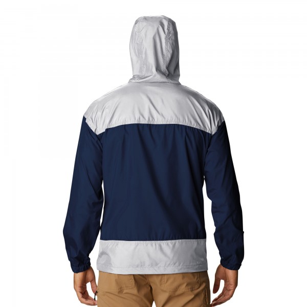 Ветровка на молнии New York Yankees Columbia Omni-Shade Flash Challenger - Navy