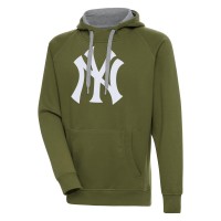 Толстовка New York Yankees Antigua Olive Victory