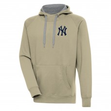 Толстовка New York Yankees Antigua Khaki Victory
