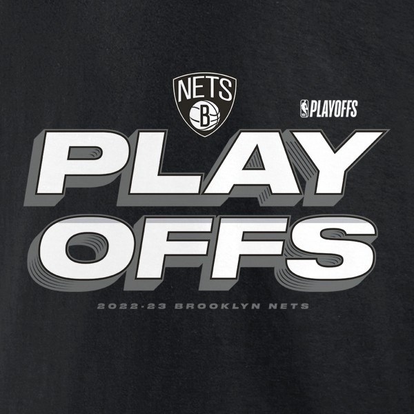 Футболка Brooklyn Nets 2023 NBA Playoffs Starter - Black