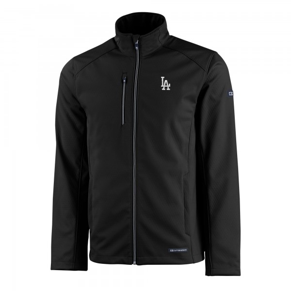 Кофта на молнии Los Angeles Dodgers Cutter & Buck Evoke Eco Softshell Recycled - Black