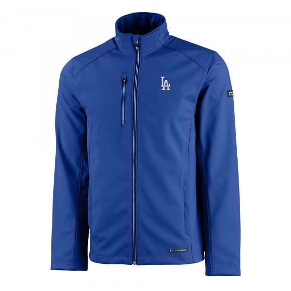 Кофта на молнии Los Angeles Dodgers Cutter & Buck Evoke Eco Softshell Recycled - Royal
