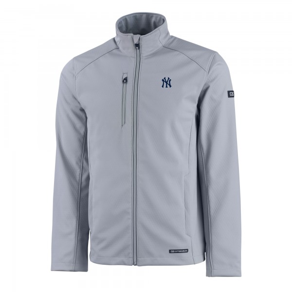 Кофта на молнии New York Yankees Cutter & Buck Evoke Eco Softshell Recycled - Gray