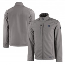 Кофта на молнии New York Yankees Cutter & Buck Evoke Eco Softshell Recycled - Gray