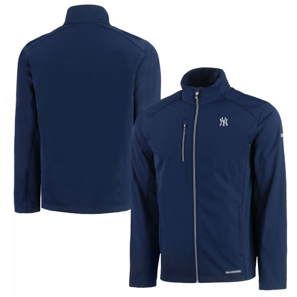 Кофта на молнии New York Yankees Cutter & Buck Evoke Eco Softshell Recycled - Navy