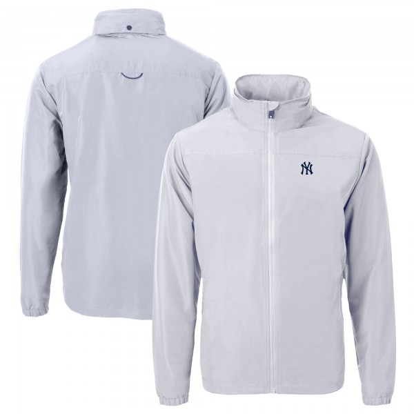 Кофта на молнии New York Yankees Cutter & Buck Charter Eco Recycled - Gray