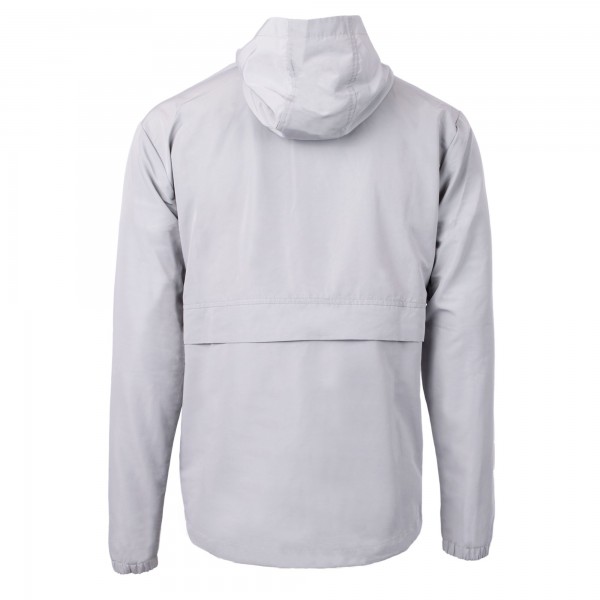 Куртка на короткой молнии Los Angeles Dodgers Cutter & Buck Charter Eco Recycled Anorak - Gray