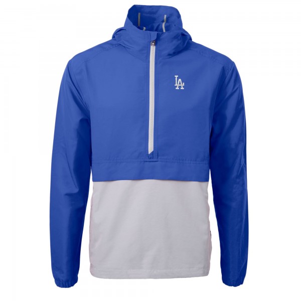 Куртка на короткой молнии Los Angeles Dodgers Cutter & Buck Charter Eco Recycled Anorak - Royal/Gray