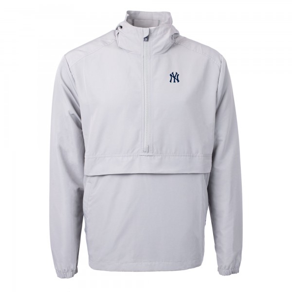 Куртка на короткой молнии New York Yankees Cutter & Buck Charter Eco Recycled Anorak - Gray