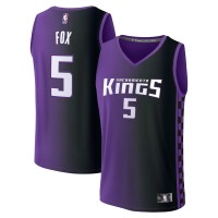 Игровая форма  DeAaron Fox Sacramento Kings 2023/24 Fast Break Replica - Statement Edition - Purple