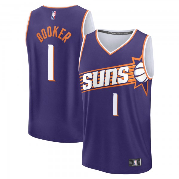 Игровая форма  Devin Booker Phoenix Suns 2023/24 Fast Break Replica - Icon Edition - Purple