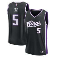 Игровая форма  DeAaron Fox Sacramento Kings 2023/24 Fast Break Replica - Icon Edition - Black