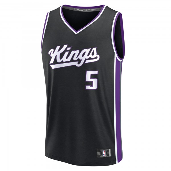 Игровая форма  DeAaron Fox Sacramento Kings 2023/24 Fast Break Replica - Icon Edition - Black