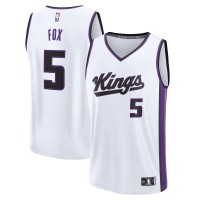 Игровая форма  DeAaron Fox Sacramento Kings 2023/24 Fast Break Replica - Association Edition - White