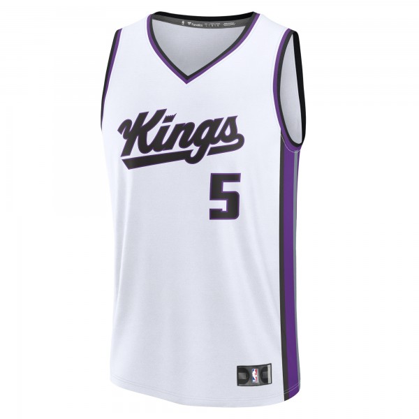 Игровая форма  DeAaron Fox Sacramento Kings 2023/24 Fast Break Replica - Association Edition - White