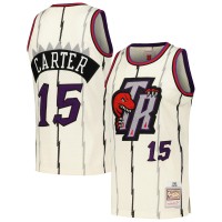 Игровая форма  Vince Carter Toronto Raptors Mitchell & Ness Chainstitch Swingman - Cream