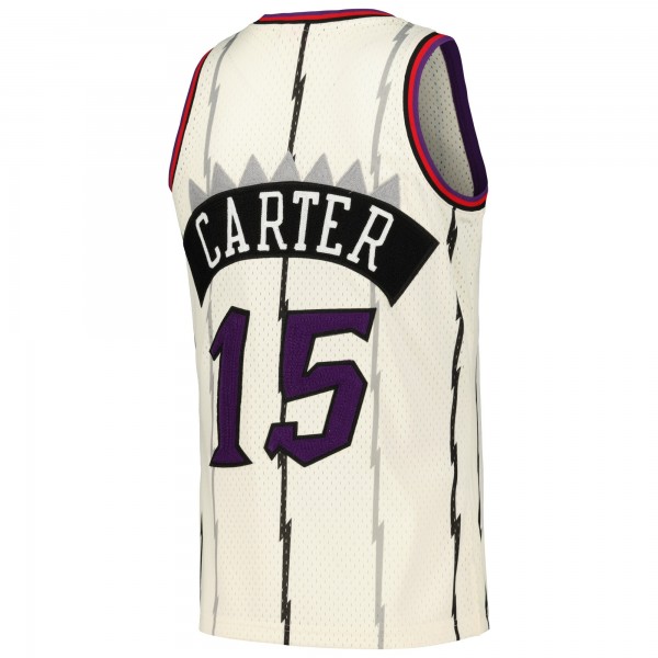 Игровая форма  Vince Carter Toronto Raptors Mitchell & Ness Chainstitch Swingman - Cream