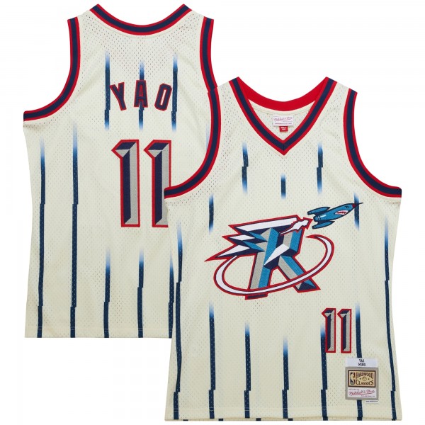 Игровая форма  Yao Ming Houston Rockets Mitchell & Ness Chainstitch Swingman - Cream