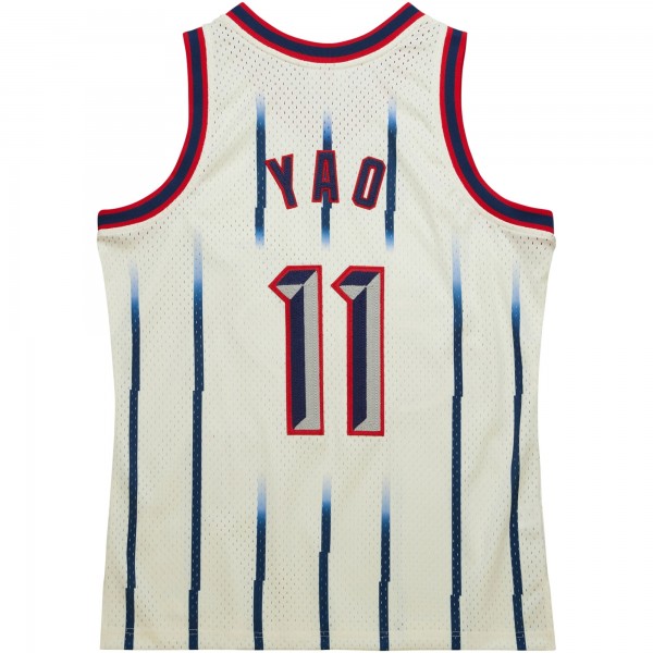 Игровая форма  Yao Ming Houston Rockets Mitchell & Ness Chainstitch Swingman - Cream
