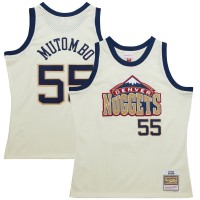 Игровая форма  Dikembe Mutombo Denver Nuggets Mitchell & Ness Chainstitch Swingman - Cream