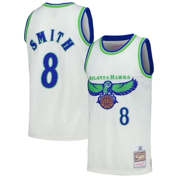 Игровая форма  Steve Smith Atlanta Hawks Mitchell & Ness Chainstitch Swingman - Cream