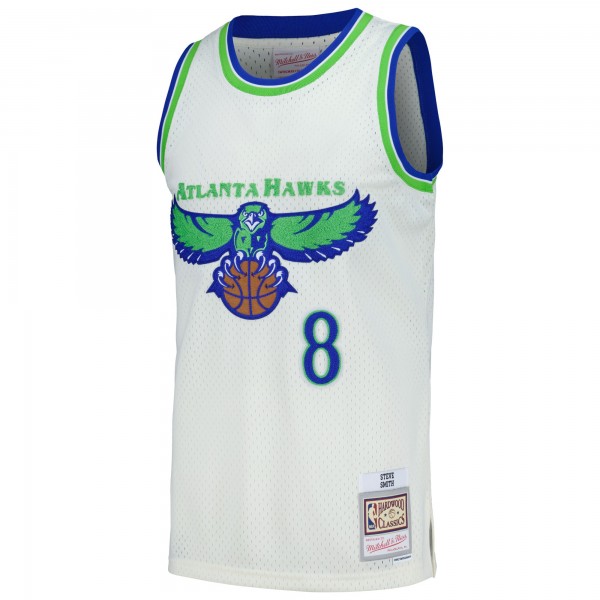 Игровая форма  Steve Smith Atlanta Hawks Mitchell & Ness Chainstitch Swingman - Cream