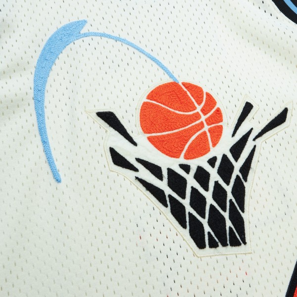 Игровая форма  Shawn Kemp Cleveland Cavaliers Mitchell & Ness Chainstitch Swingman - Cream