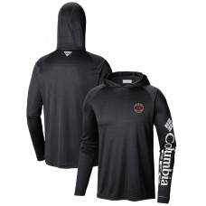 Toronto Raptors Columbia  Terminal Tackle Long Sleeve Hoodie T-Shirt - Black