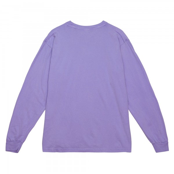 Футболка с длинным рукавом Los Angeles Lakers Mitchell & Ness  Hardwood Classics Sidewalk Sketch - Lavender