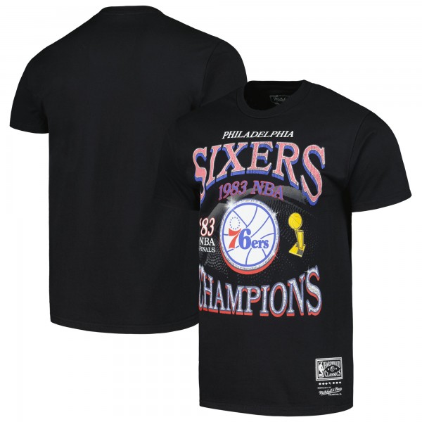 Футболка Philadelphia 76ers Mitchell & Ness Hardwood Classics 1983 Finals Champions Era - Black